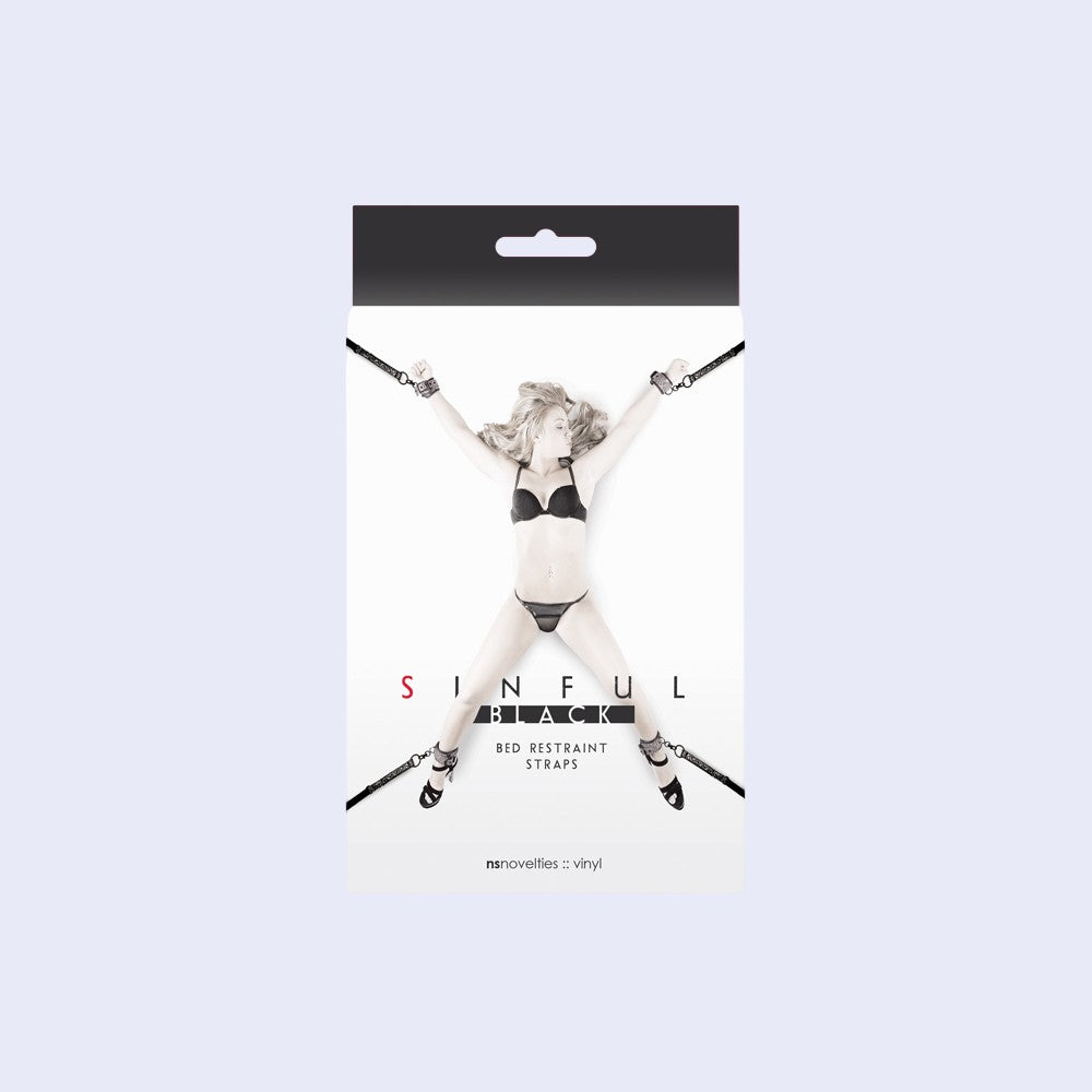 NS Novelties Sinful Bed Restraint Straps