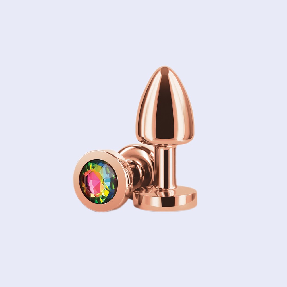 Rear Assets Petite Rainbow Anal Toy