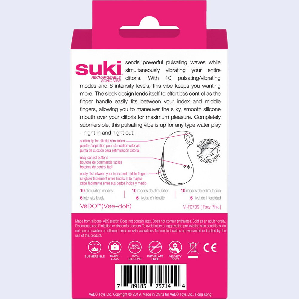 Suki Sonic Vibe Rechargeable Vibrator