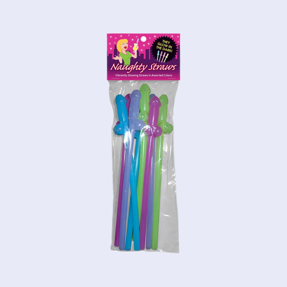 Glowing Naughty Straws