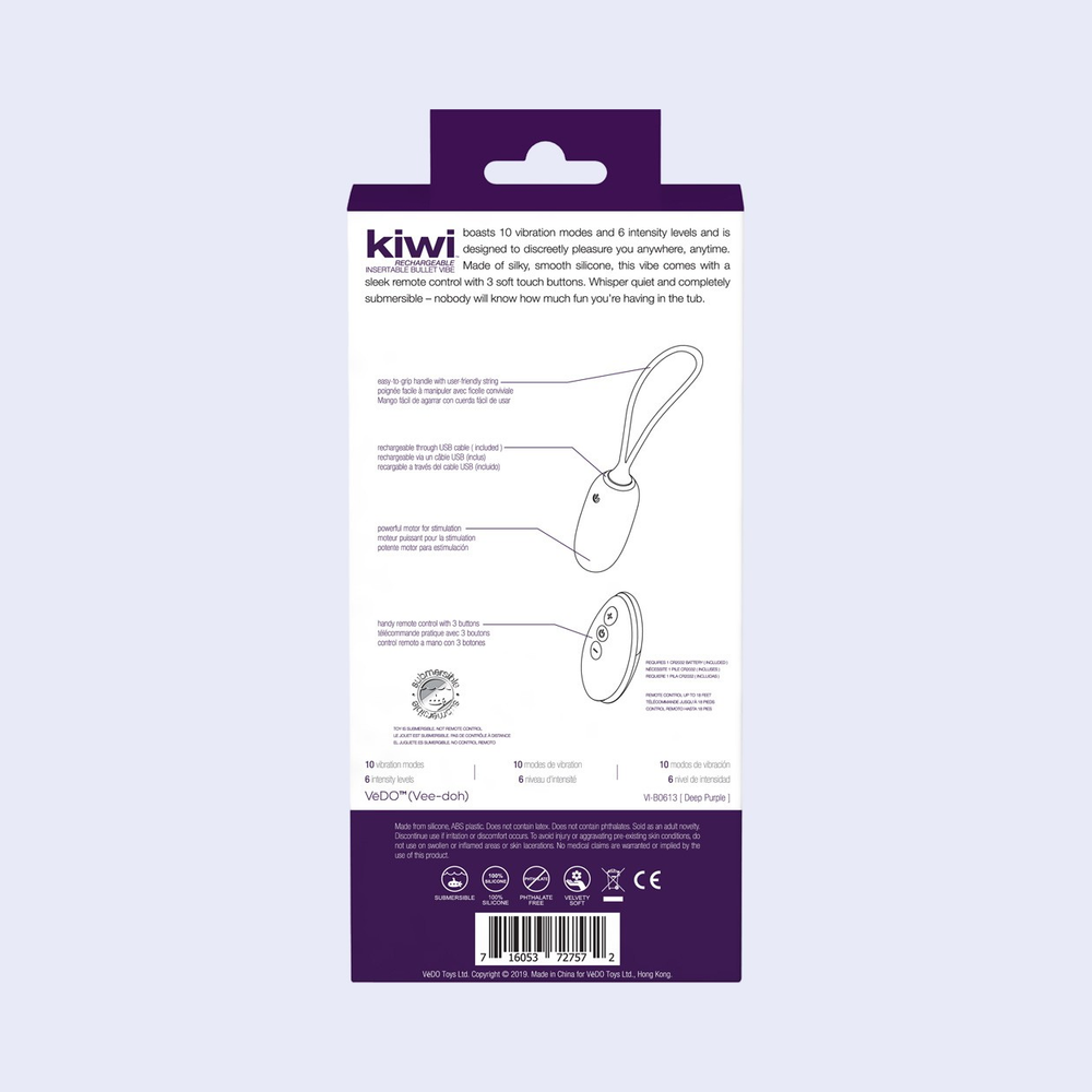 VEDO Toys Kiwi Rechargeable Insertible Bullet