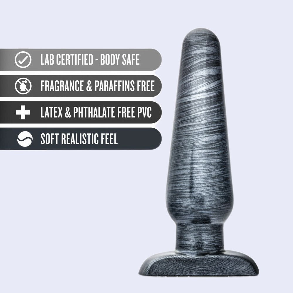 Jet Large Plug Carbon Metallic