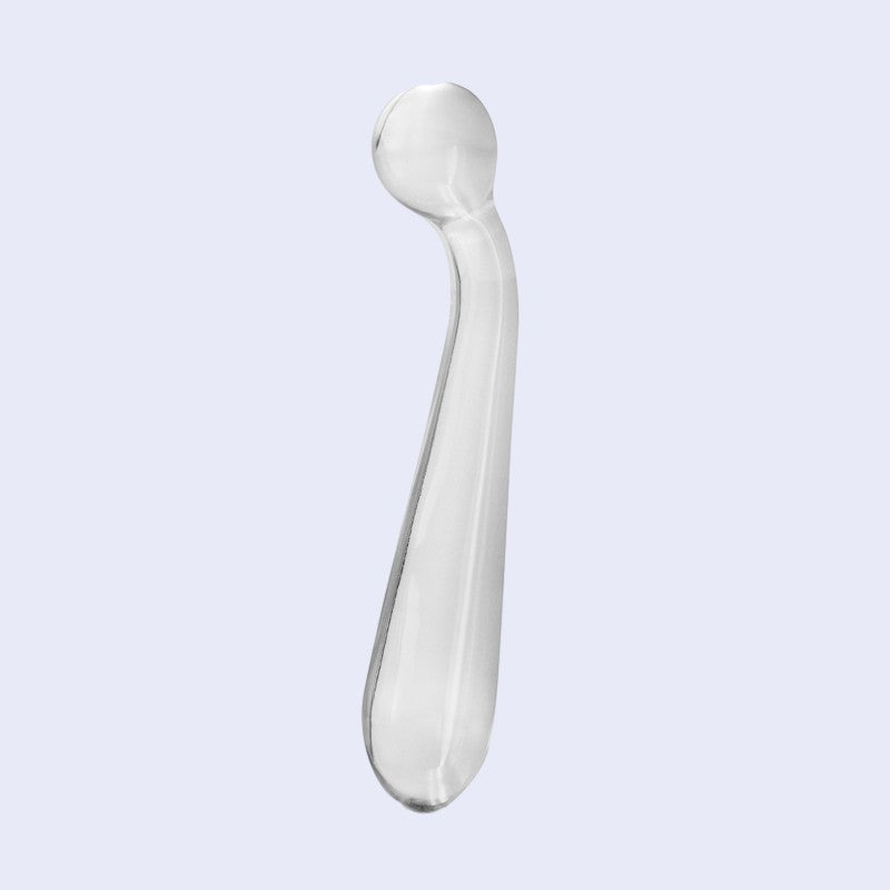 Crystal G Spot Wand 8 Inch Glass Dildo