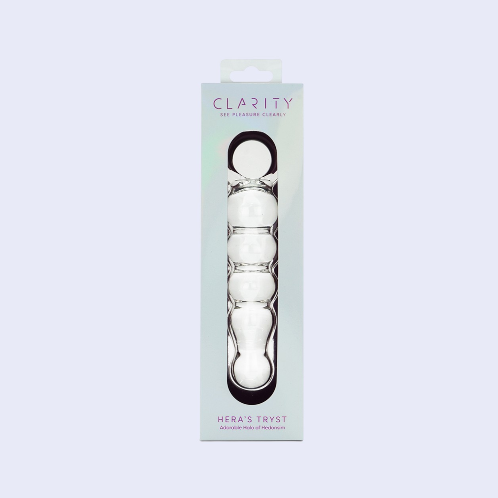 Clarity Glass Hera's Tryst 4.9 Inch Glass Dildo
