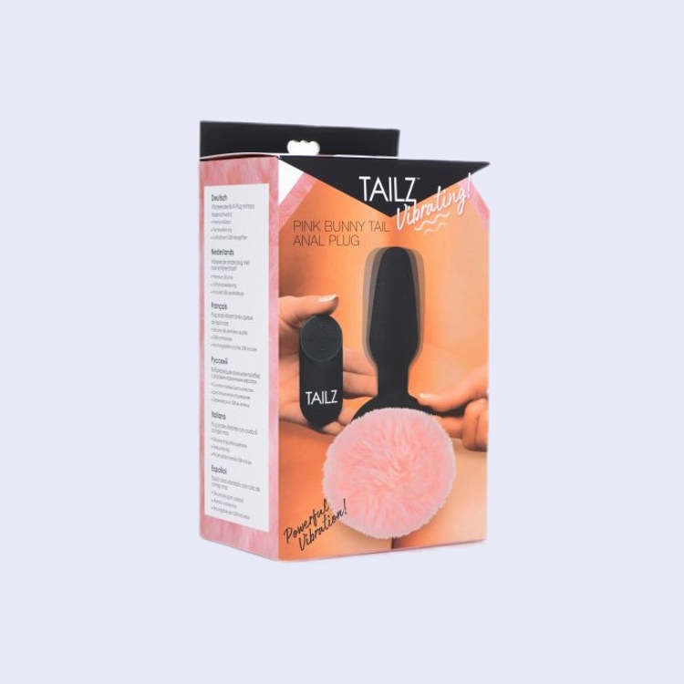 Tailz Vibrating Bunny Tail Anal Plug