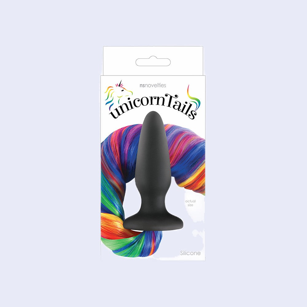 Unicorn Tails Rainbow Butt Plug