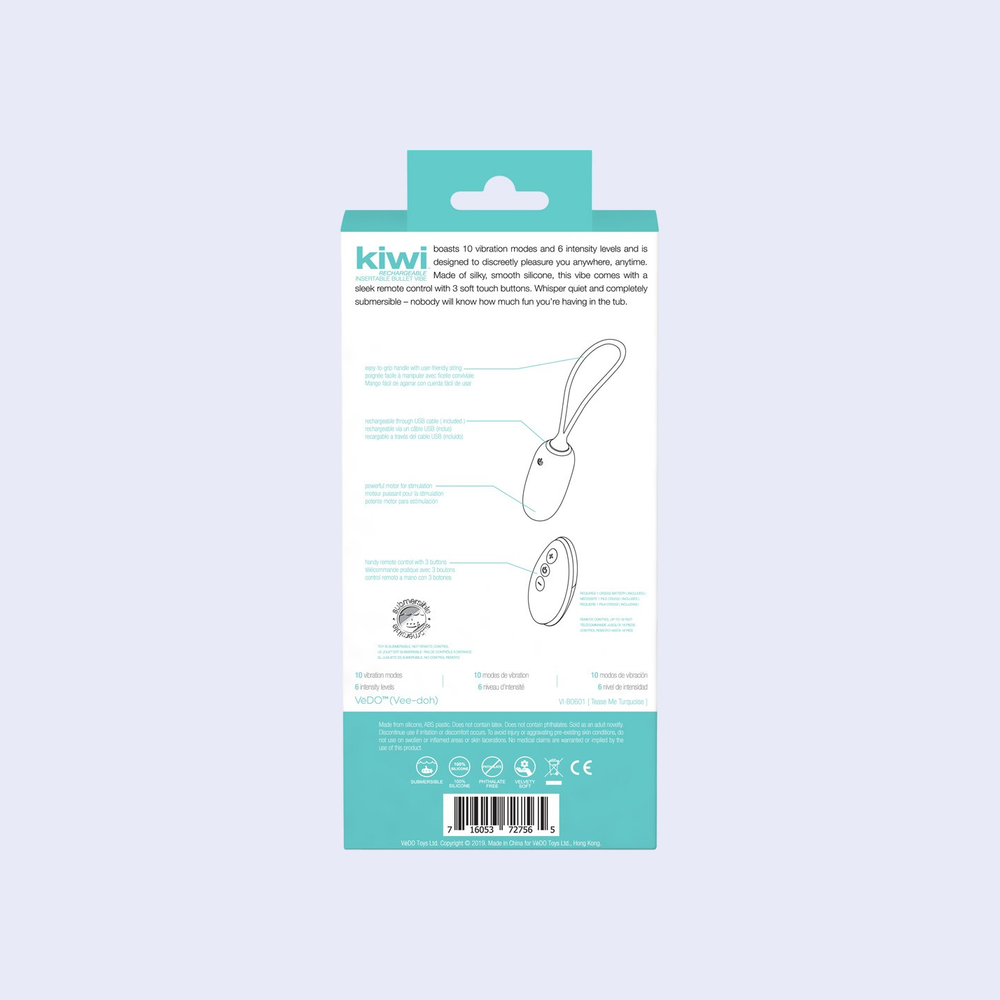 VEDO Kiwi Rechargeable Insertible Bullet