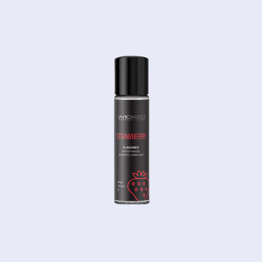 Wicked Aqua Strawberry Lubricant 1 oz.