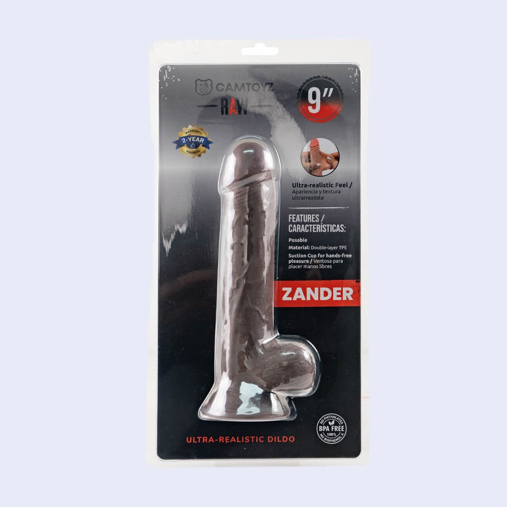Zander 9" Realistic Dildo