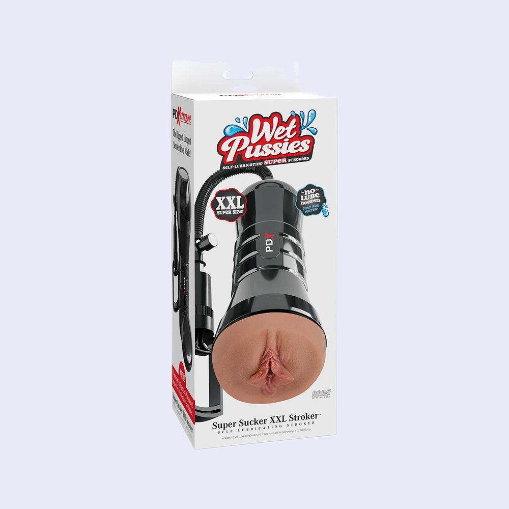 PDX Extreme Wet Pussies Super Sucker XXL Stroker