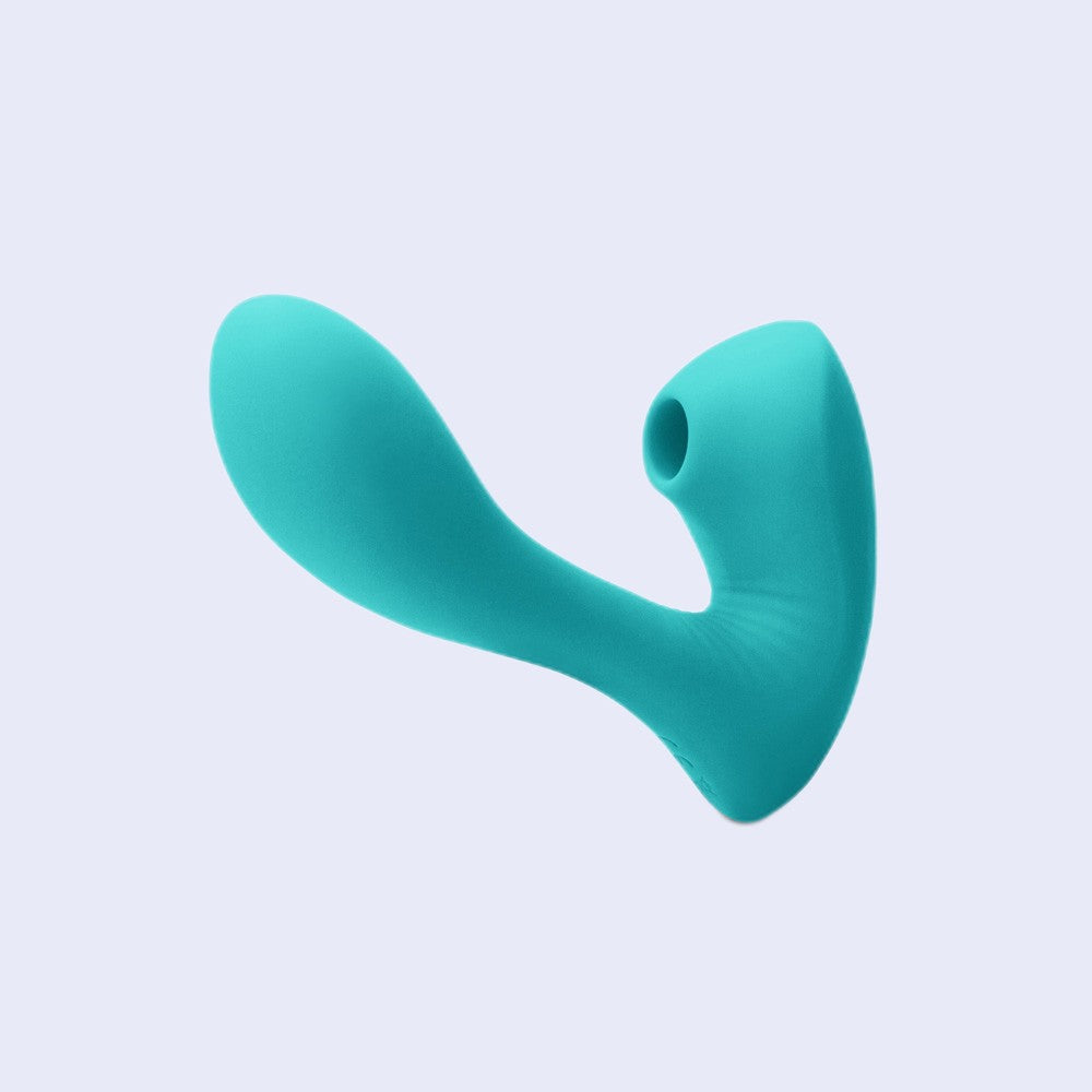 Inya Sonnet Teal - G-Spot Vibrator with Clitoral Suction