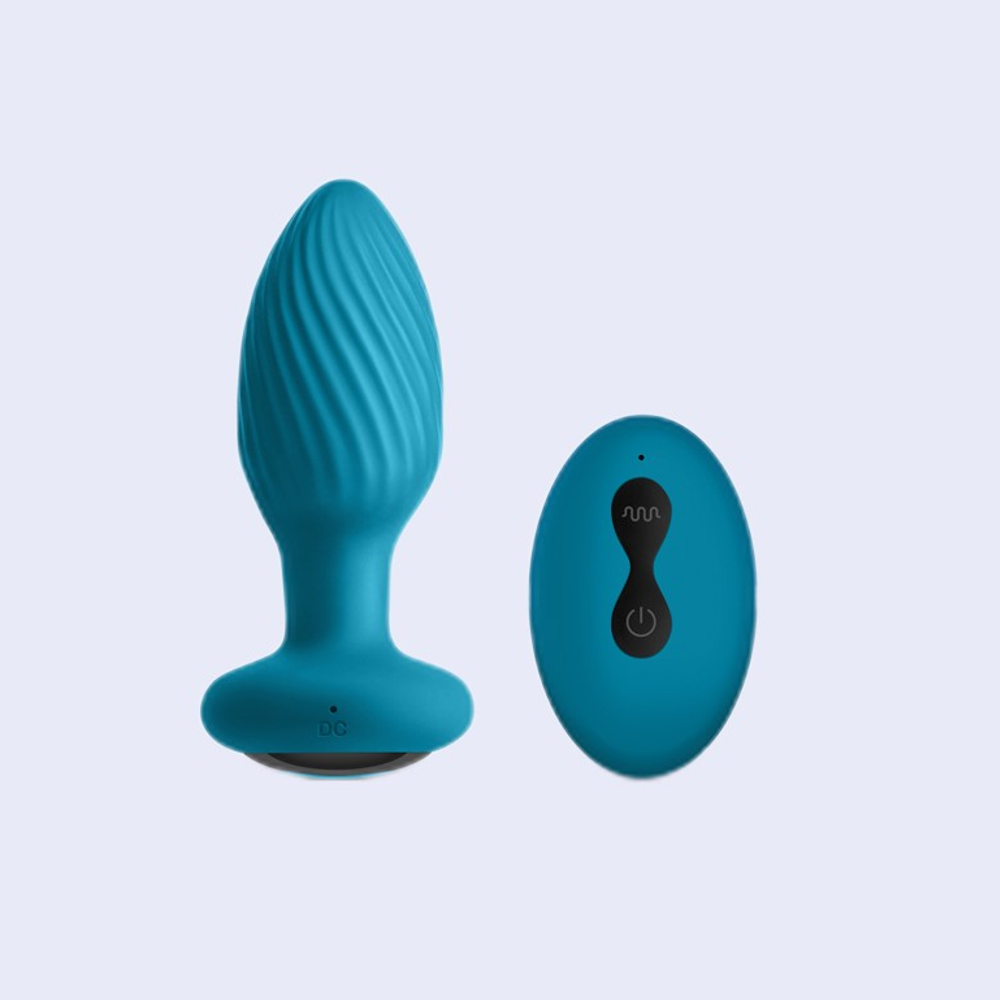 Inya Alpine Teal Vibrating Butt Plug
