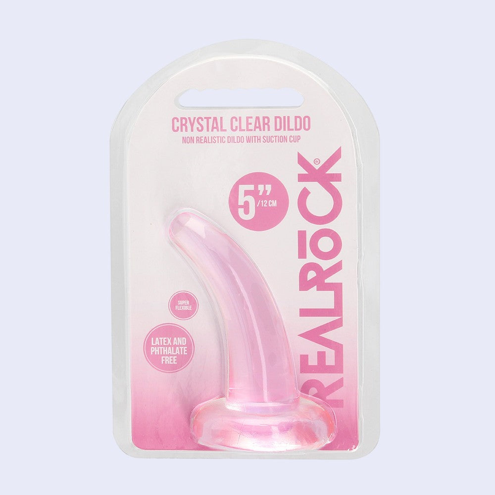 REALROCK Crystal Clear 4.5 Inch Dildo