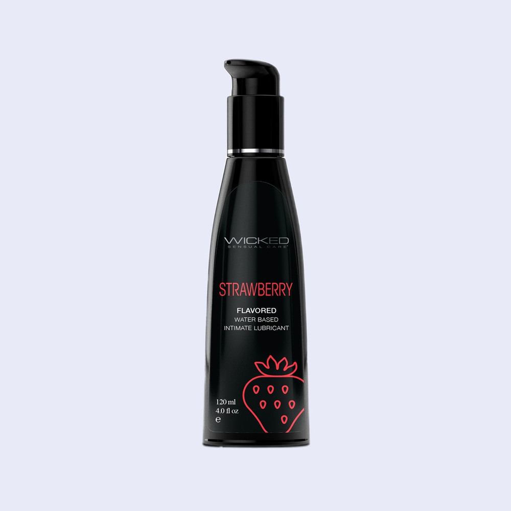 Wicked Aqua Strawberry Lubricant 4 oz.