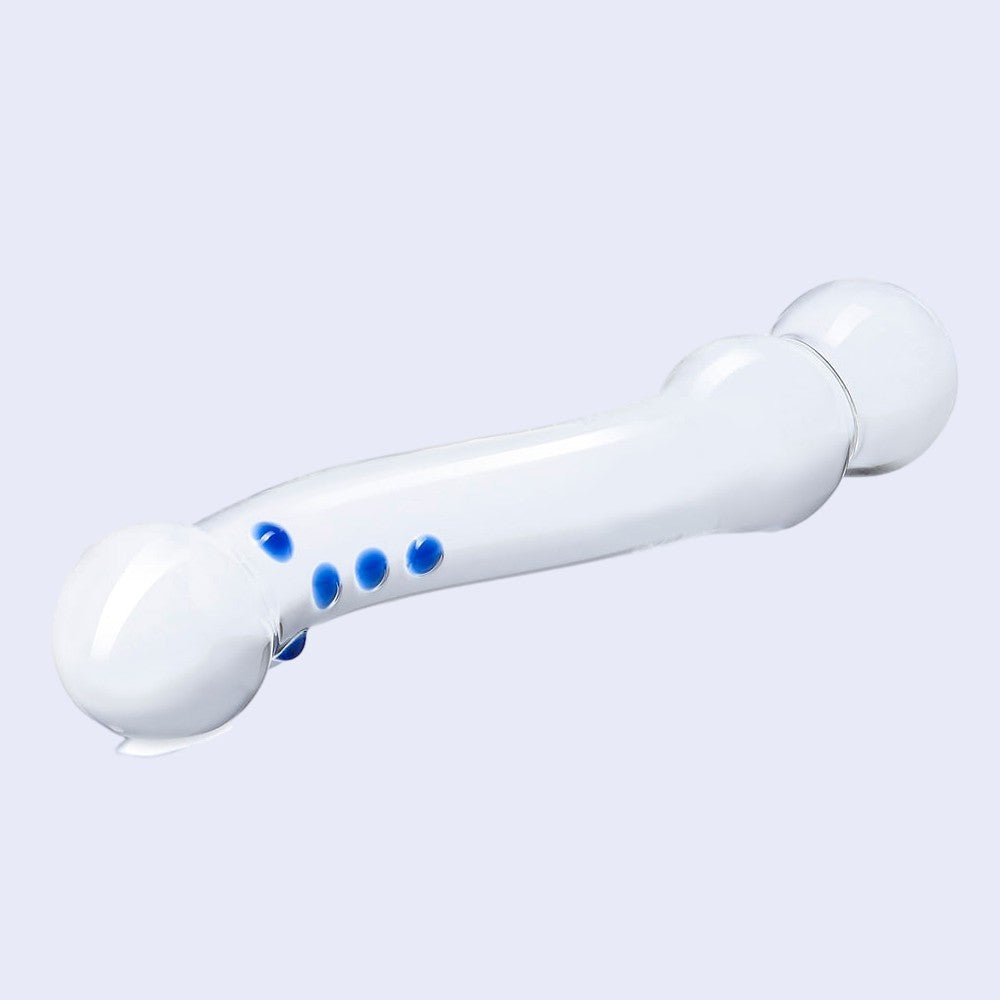GLAS 6" Curved G-Spot Glass Dildo