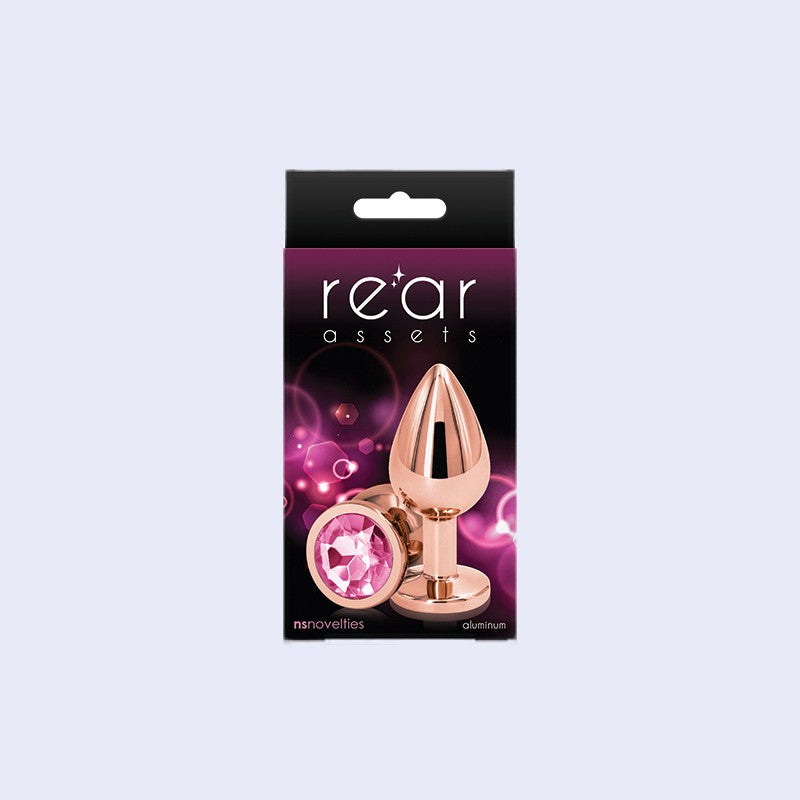 Rear Assets Rose Gold Medium Anal Toy