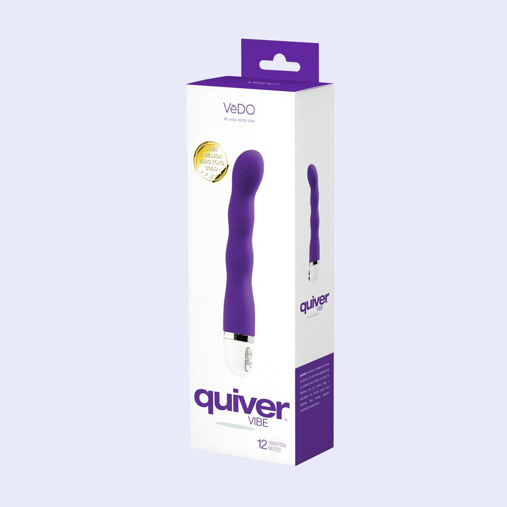 VEDO Quiver Mini Vibe Indigo Mini Vibrator