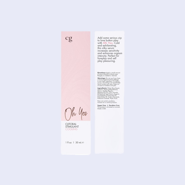 CG Oh Yes Clitoral Stimulant Cooling