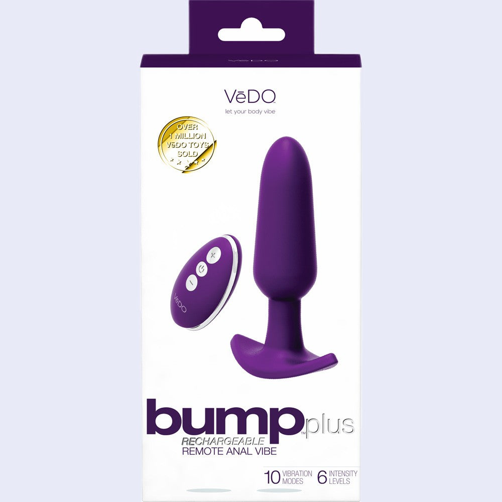 Bump Plus Rechargeable Remote Anal Vibe
