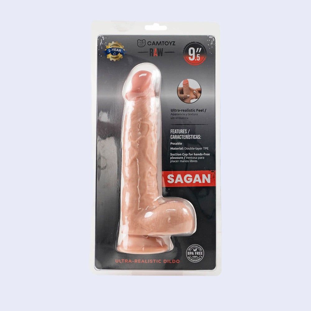 Ultra Realistic Raw Sagan 9.5" L Dildo