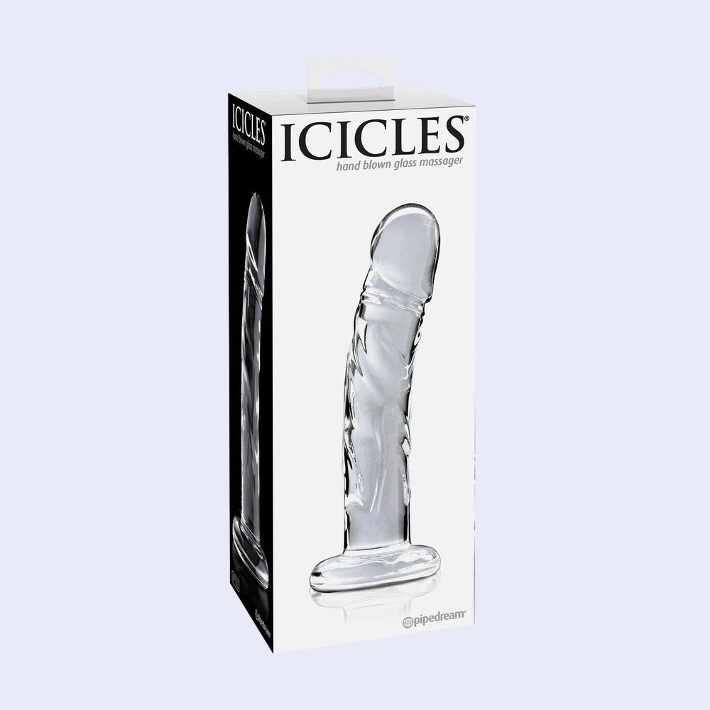 Pipedream Icicles No. 62 Glass Dildo 7.5 Inch