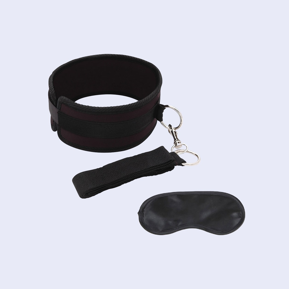 LUX FETISH Collar and Leash Set