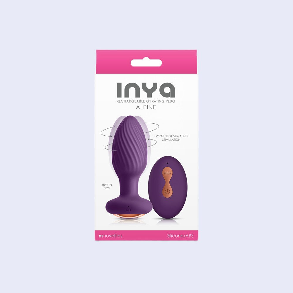 INYA Alpine Purple Remote Operated Butt Plug