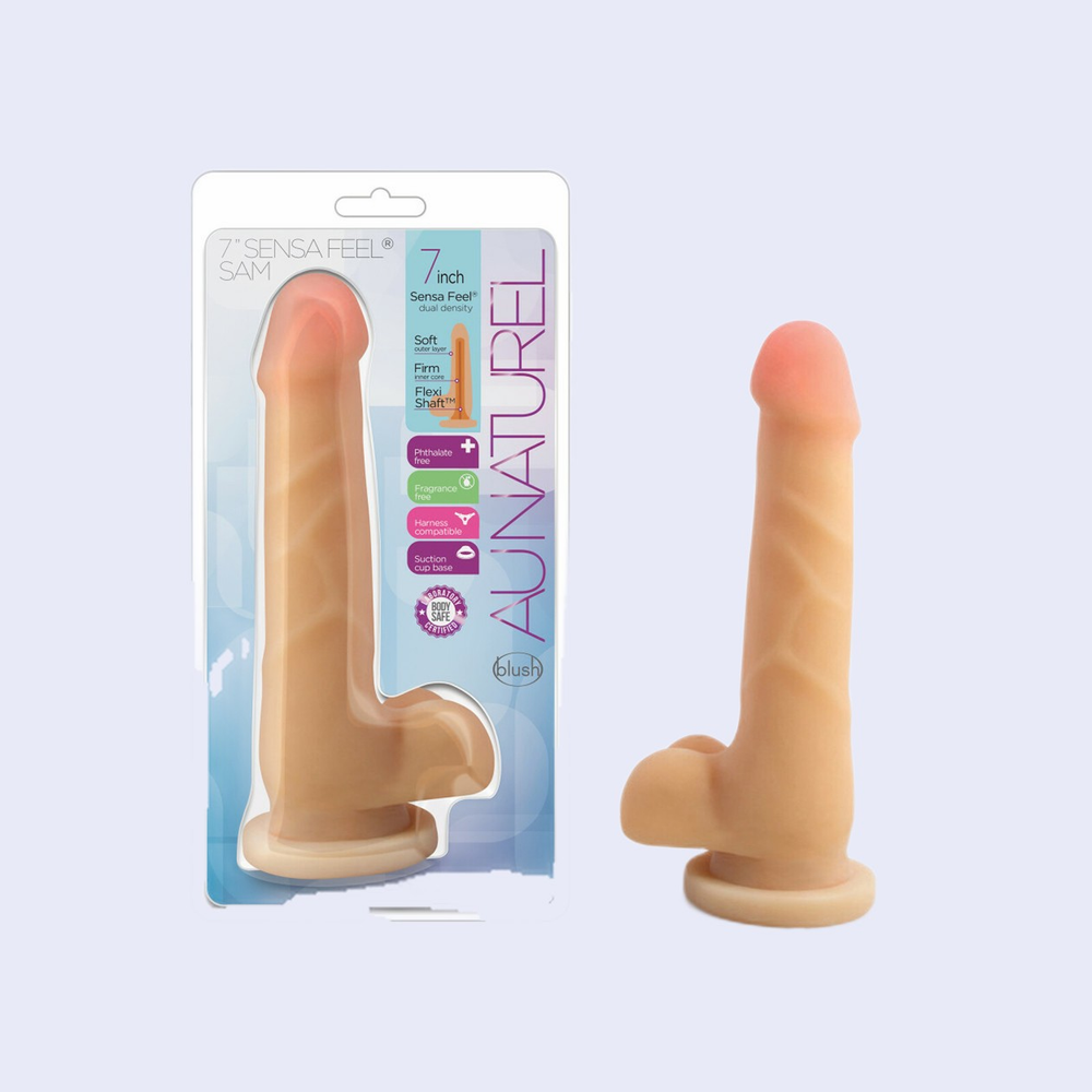 Au Naturel 7" Sam Beige Dildo