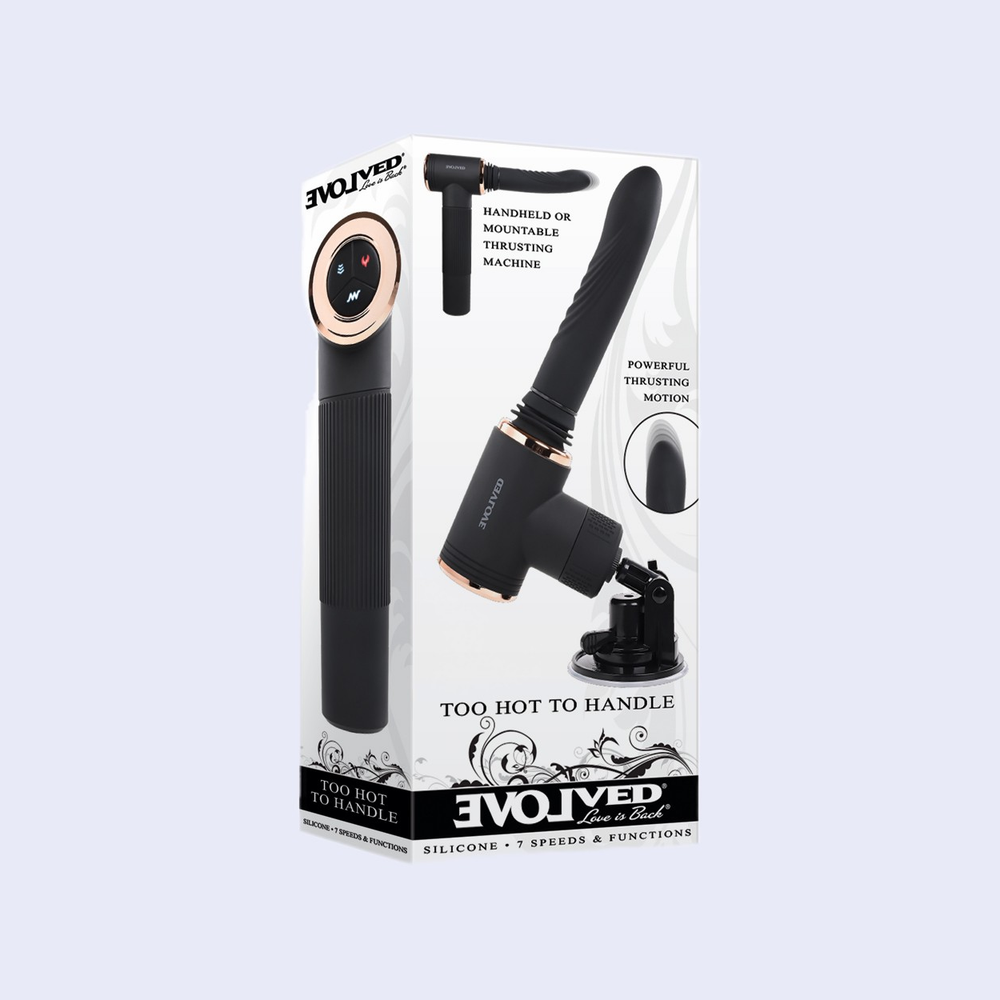 Too Hot To Handle Thrusting Vibrator