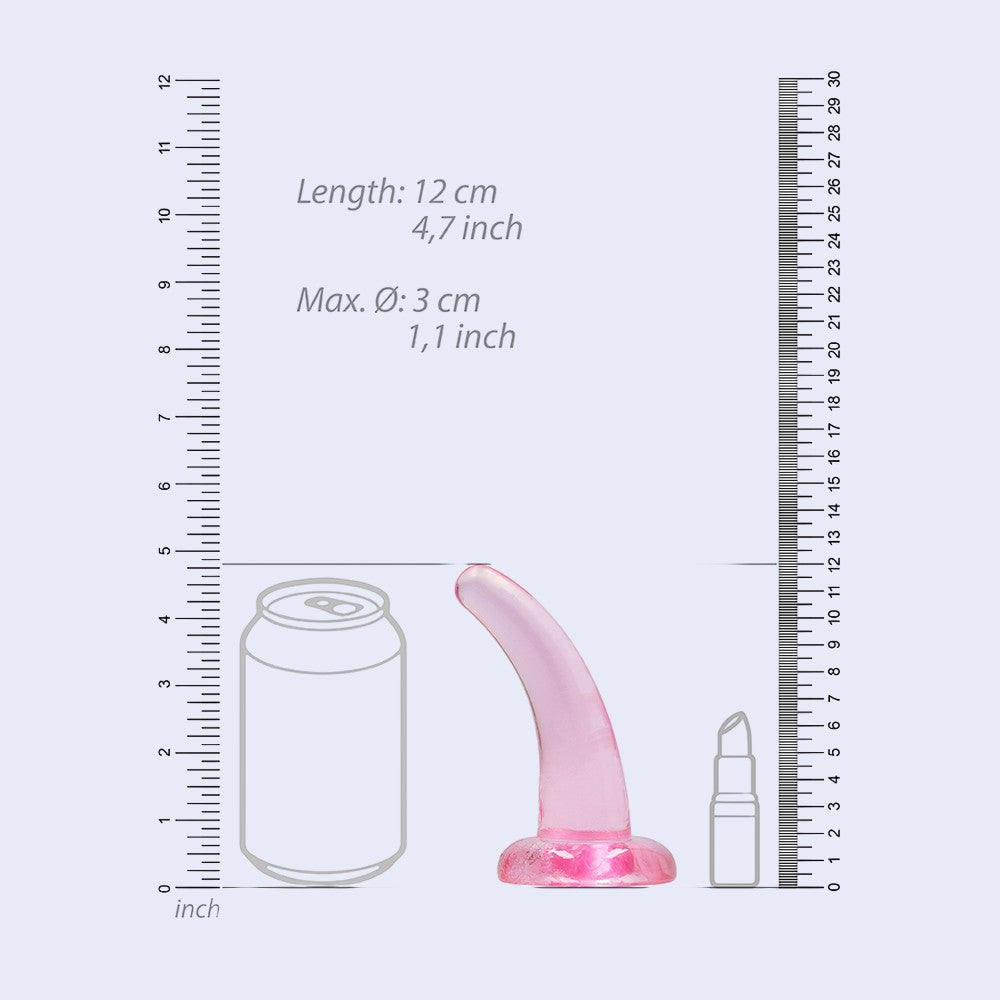 REALROCK Crystal Clear 4.5 Inch Dildo