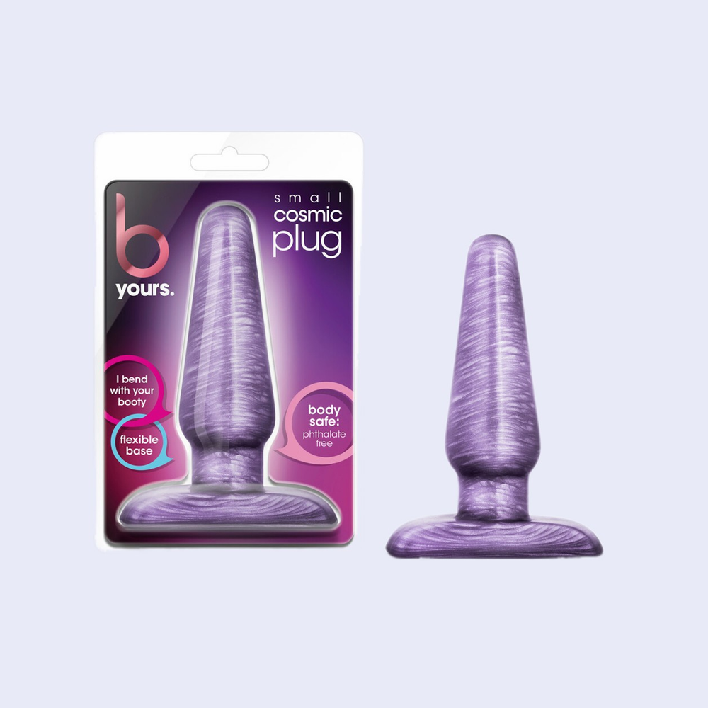 Small Cosmic Plug Purple 4.25" Anal Plug