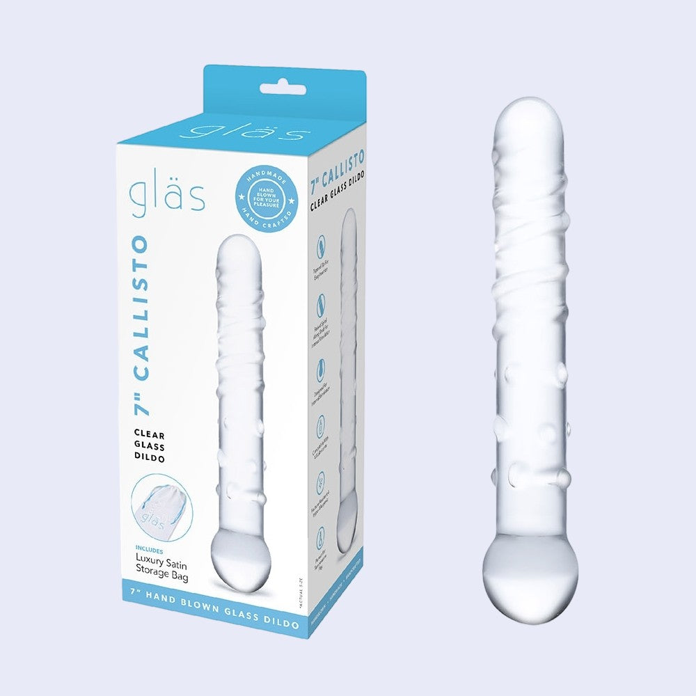 Callisto Glass Dildo 7.5 Inch