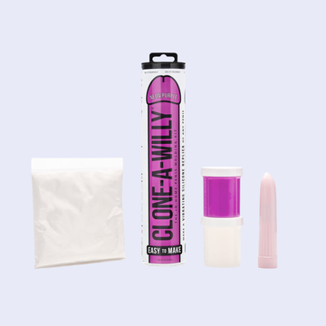 Clone-A-Willy Neon Purple Vibrating Penis Replica Kit