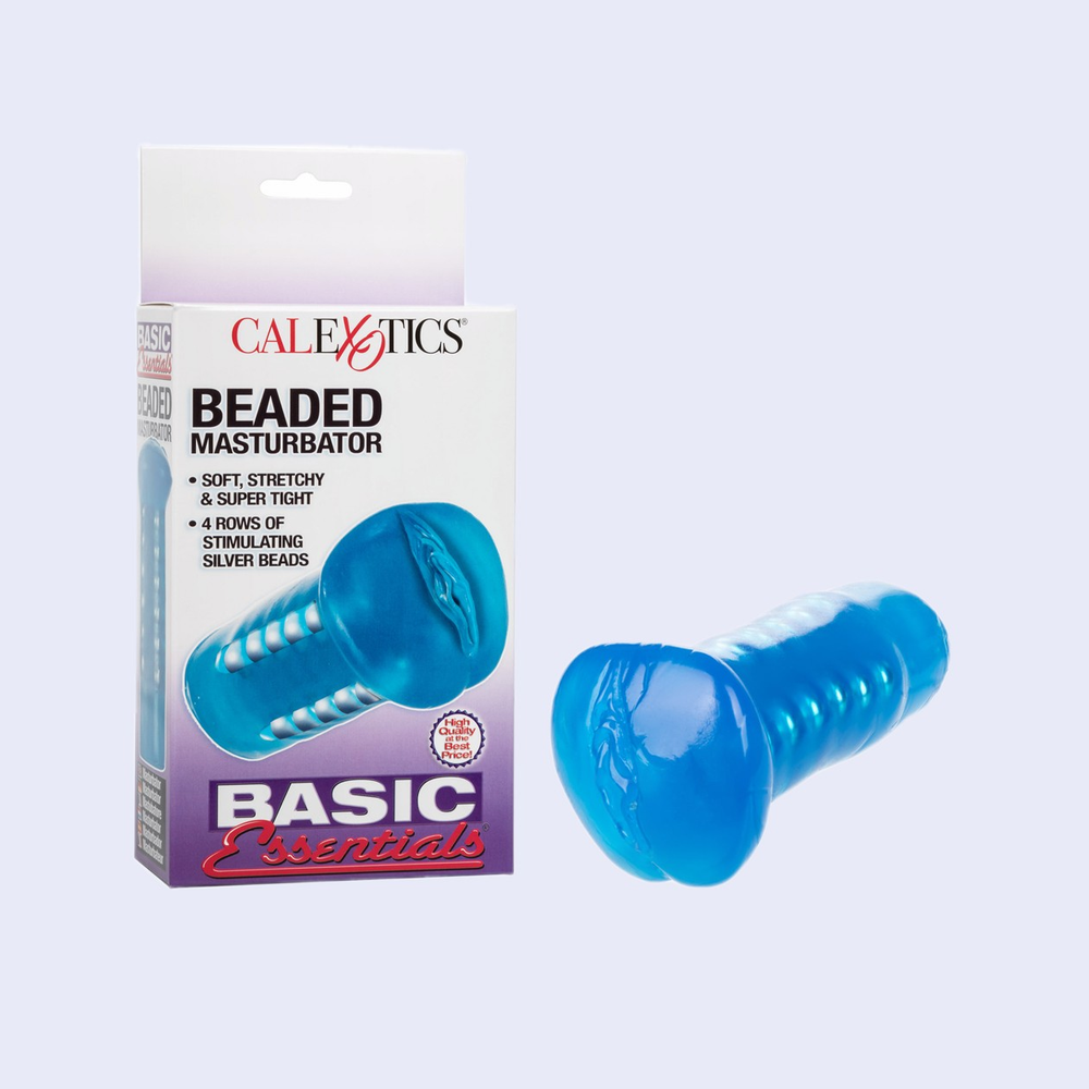 Basic Essentials Beaded Masturbator