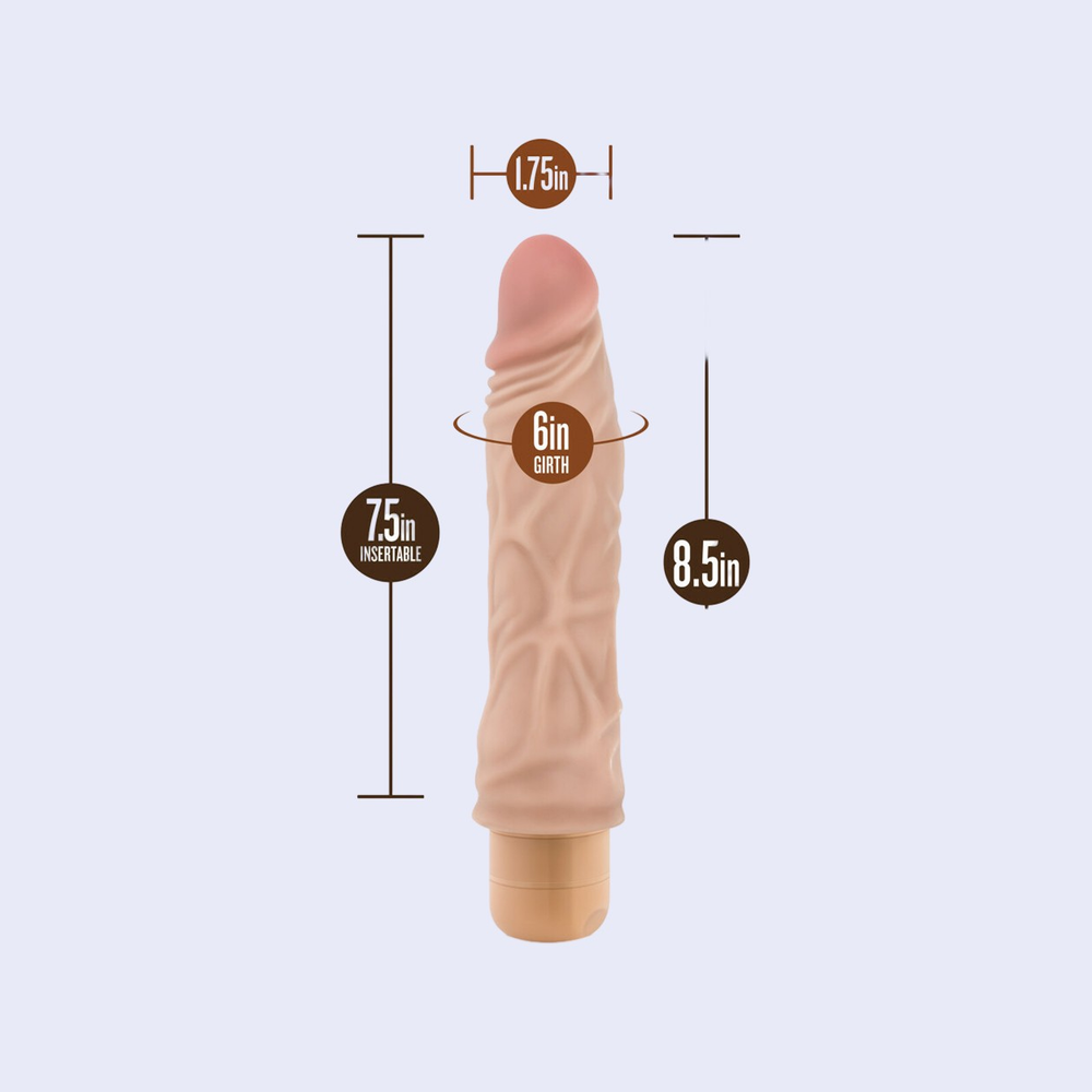 Dr. Skin Cock Vibe 8.5 Inch Vibrating Cock