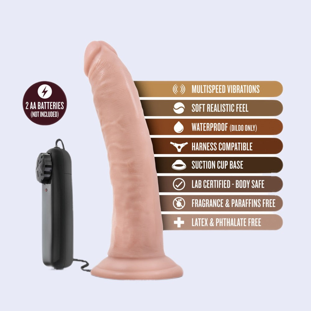 Dr. Dave 7" Vibrating Cock With Suction Cup