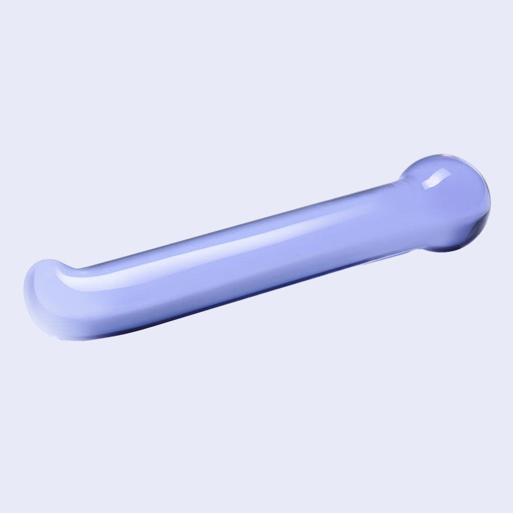 GLAS Purple G-Spot Tickler 5.5 Inch Glass Dildo