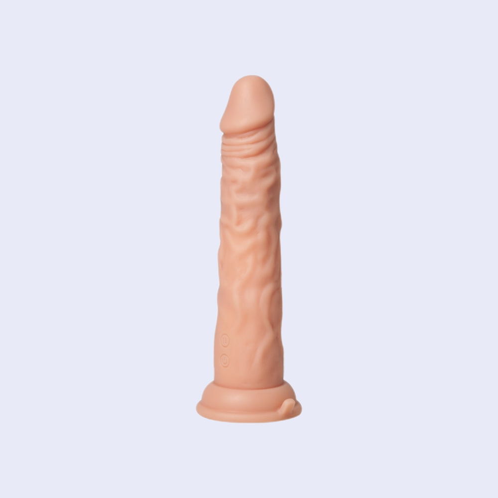 Thruster Shaft Cream 5 Inch Thrusting Dildo