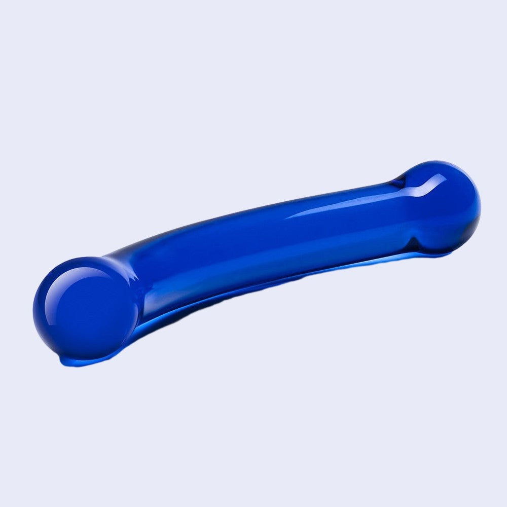 GLAS 6 Inch Curved G-Spot Glass Dildo