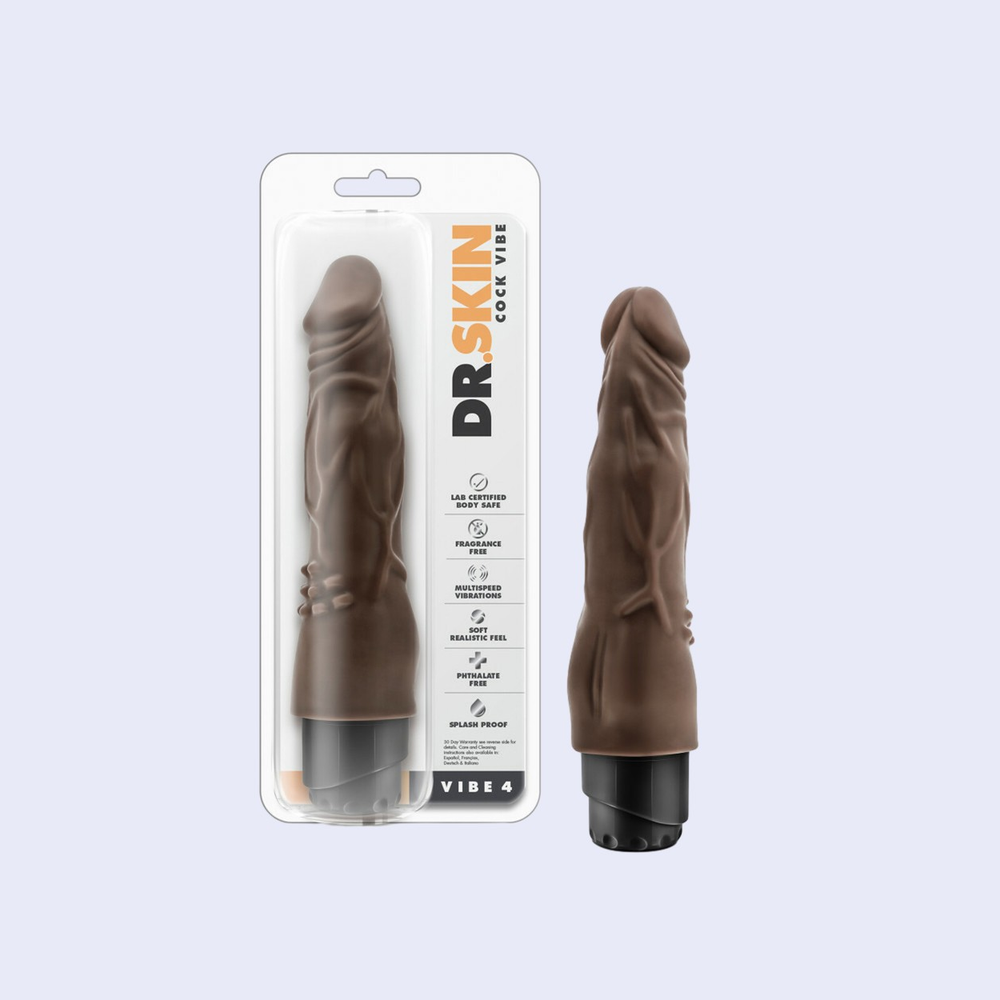 Dr. Skin 8 Inch Vibrating Cock