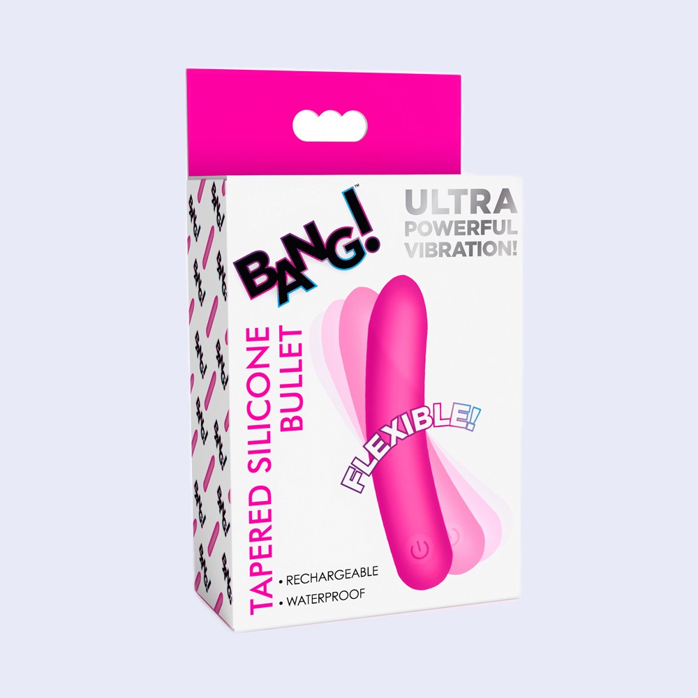 Bang! Tapered Flexible Silicone Bullet Vibrator