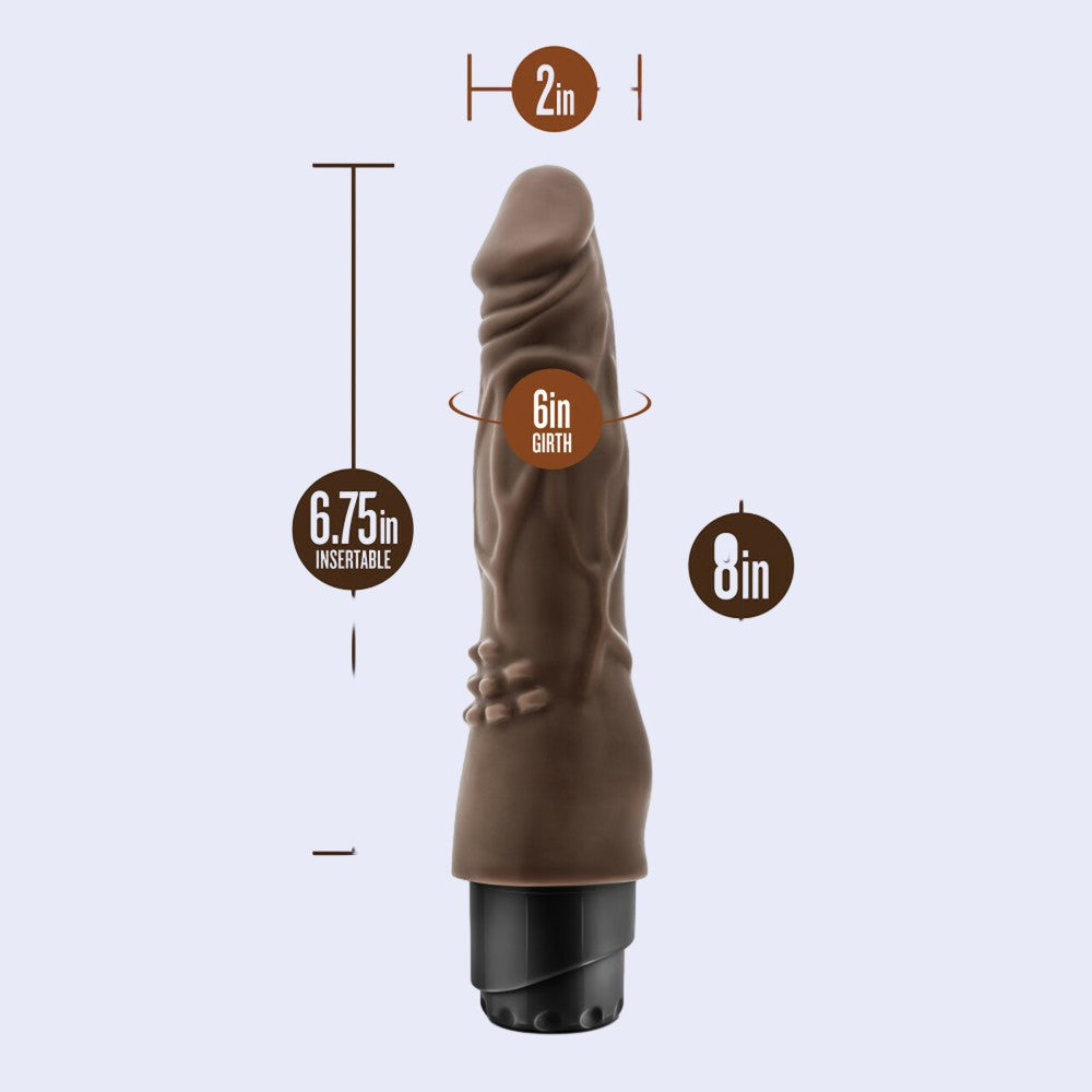 Dr. Skin 8 Inch Vibrating Cock