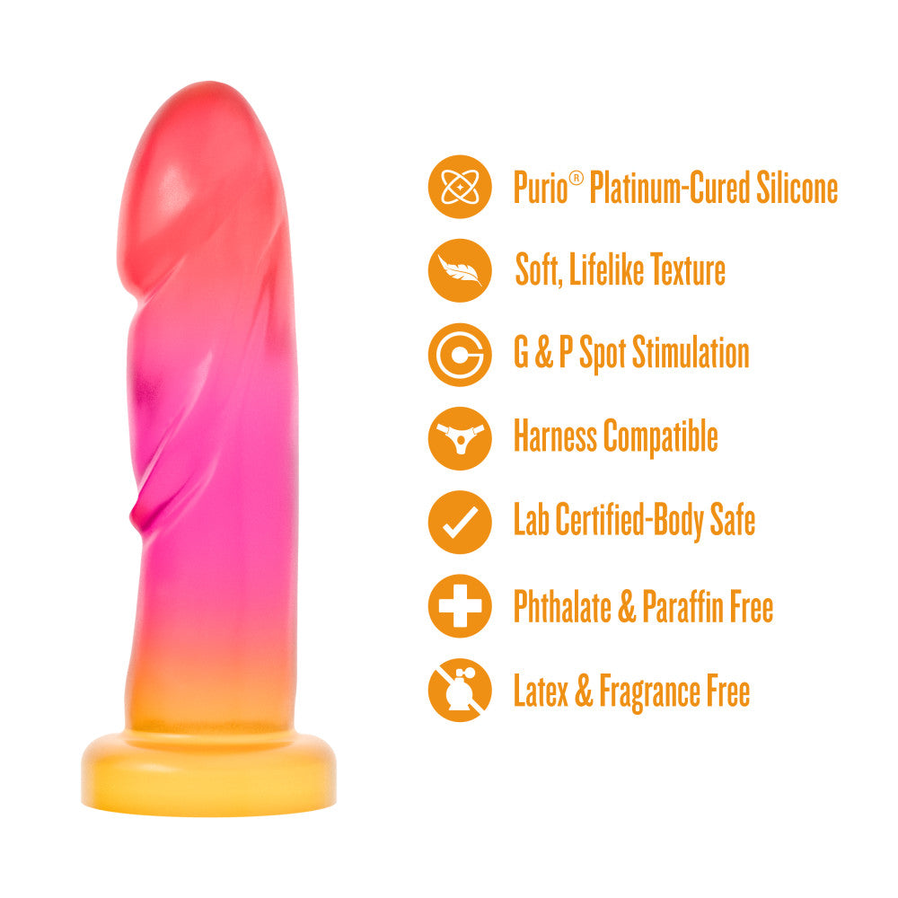 Blush Avant Sunburst 7.5 Inch Silicone Dildo - La Pepa