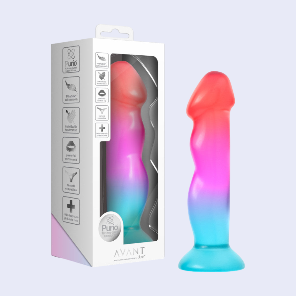Blush Avant Tropical 7.75 Inch Silicone Dildo - La Pepa