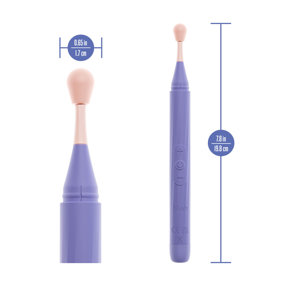 Blush Juno Oscillating Wand Clitoral Vibrator - La Pepa