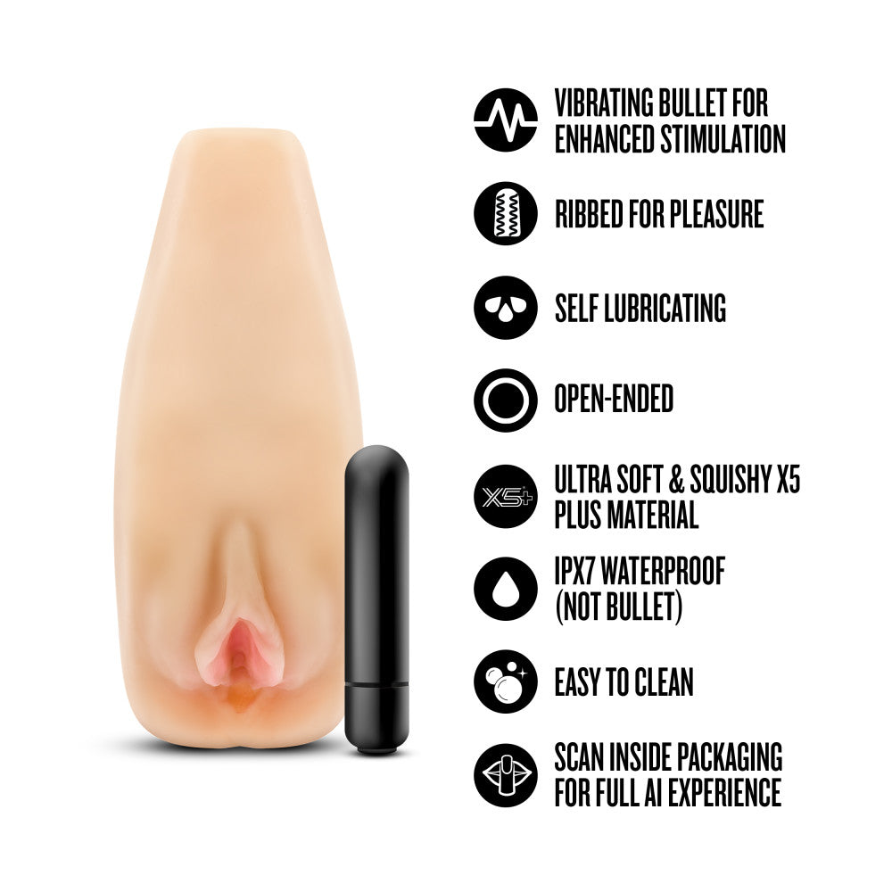 Blush EnLust Sabrina Masturbator with Bullet Vibrator - La Pepa