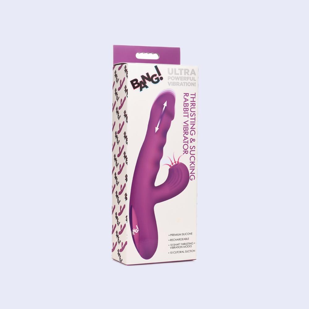 Thrusting & Sucking Rabbit Vibrator