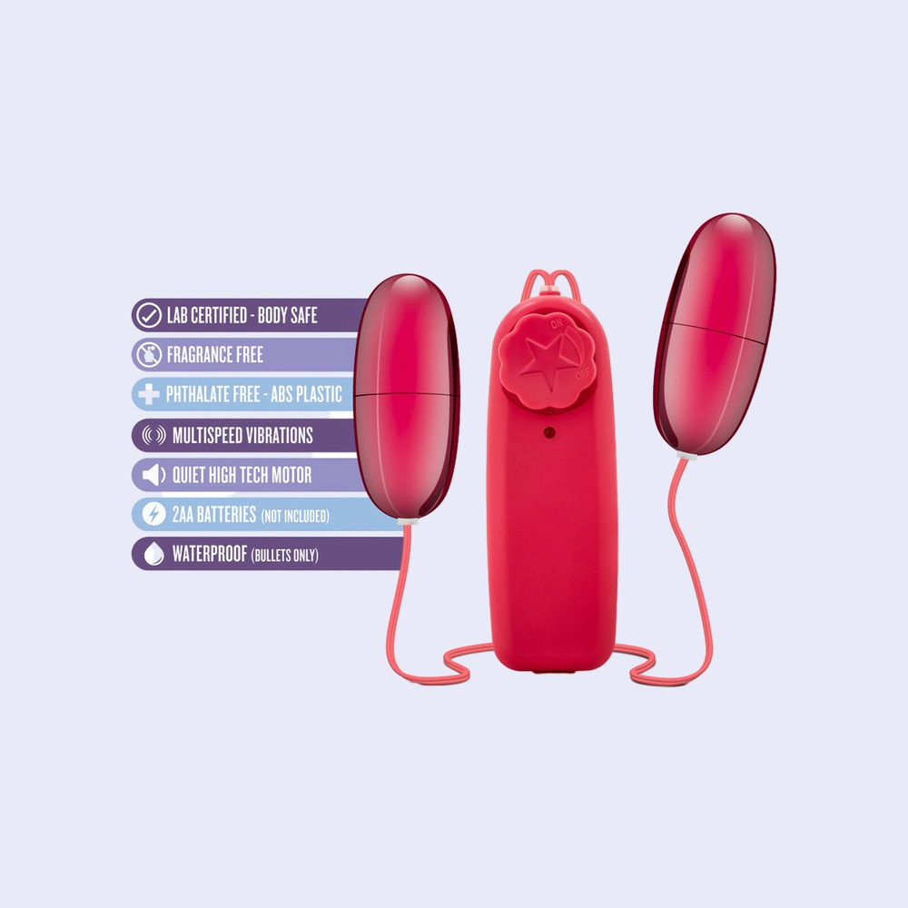 B Yours Double Pop Eggs Bullet Vibrator