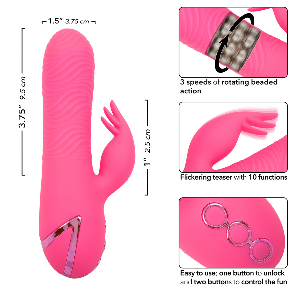 CalExotics Sacramento Sweetie Rotating Rabbit Vibrator - La Pepa