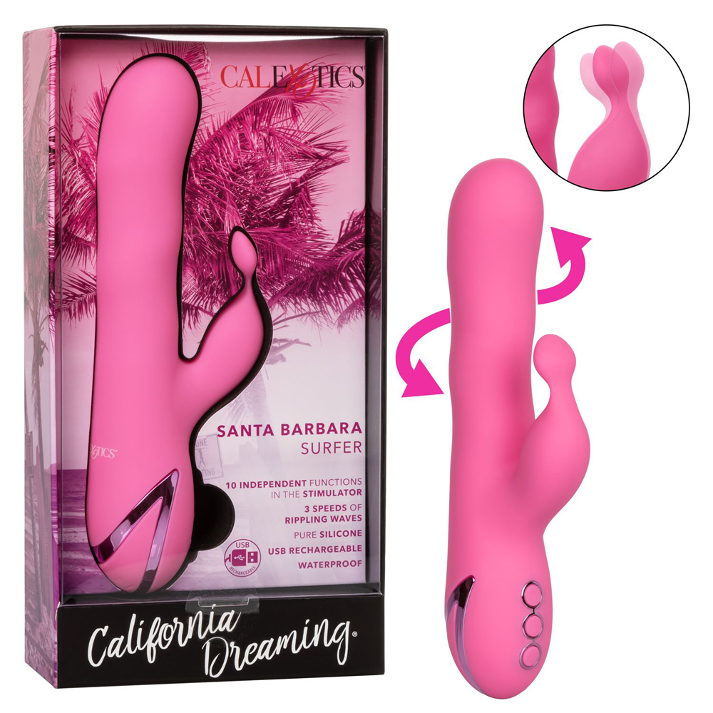 California Dreaming Santa Barbara Surfer Rabbit Vibrator - La Pepa
